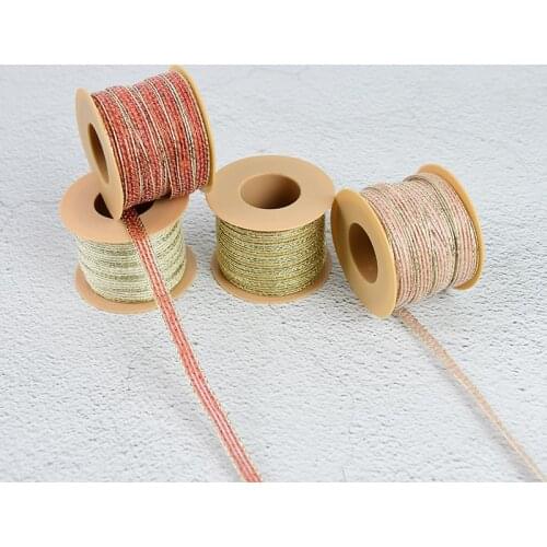 10M Jute Twine Burlap Rolls Hessian Ribbon Hemp Rope Party Wedding Gift Wrapping Cords Thread DIY Scrapbooking Craft Decor