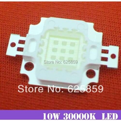 10pcs 10W LED Cold White 30000k High Power 950LM LED For DIY 35MIL