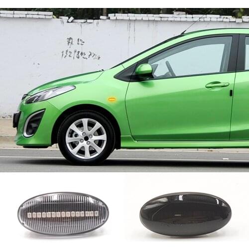2PCS LED Dynamic Turn Signal Side Marker Light Sequential Blinker Light For Mazda 2 For Mazda 3 5 6 BT-50 MPV