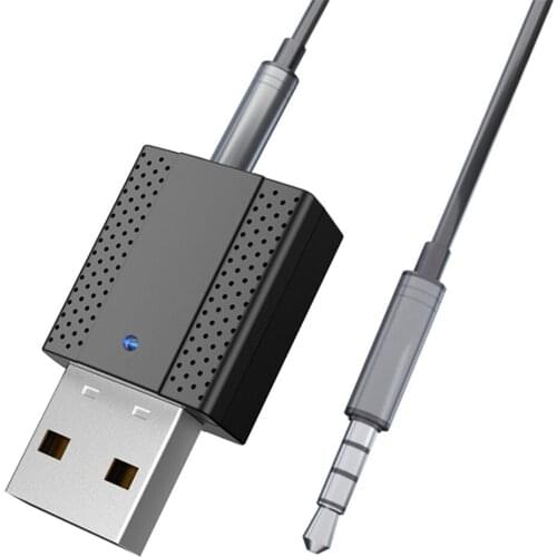 2 in 1 USB Bluetooth 5.0 RX TX Transmitter Receiver Wireless Adapter A2DP USB 3.5mm Jack Car AUX Audio Speaker