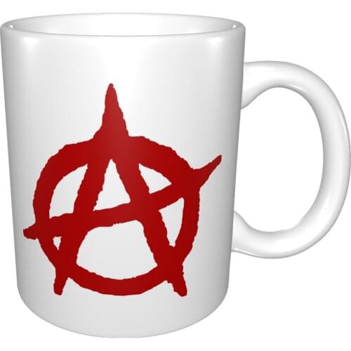 Anarchy Punk 100 Anarchism Anarcho Retros Mug Coffee Cup Coffee Mug Coffee Ware Mug Moon
