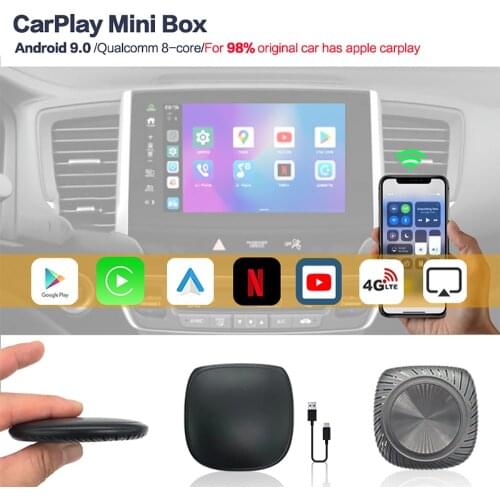 Carplay Mini Android Box Wireless Carplay Ai Box Car Multimedia-Player 4+64G Audio Navigation For Volvo Ford Benz Mazda