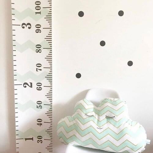 Kids Meter Wall Chart Hanging Height Growth Measuring Ruler Baby Nursery Decor 67JB