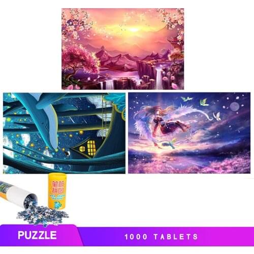 Jigsaw Puzzle 1000 Pieces Assembling Picture Puzzle For Adults Educational Toys Puzzles Pare Adultos Puzzle For Family Game