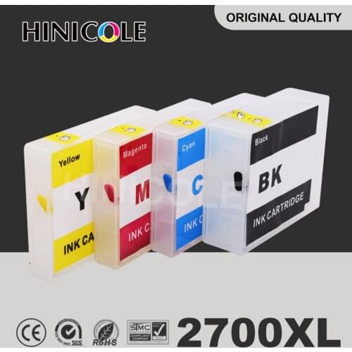 Hinicole Ink Cartridge PGI 2700 For Canon MAXIFY IB4070 iB4170 MB5070 MB5170 MB5370 MB5470 Printer Cartridge