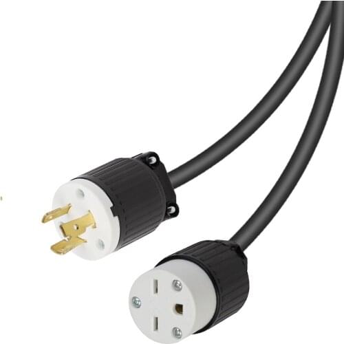 JORINDO NEMA L6-20P to 6-15R American standard plug cable,L6-20P 3 pin plug to 6-15R 3 hole,15A/20A
