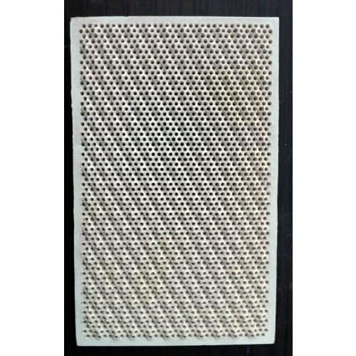 129*76*13mm gas heater ceramic plate,infrared ceramic plate,gas oven plate Gasburner honeycomb ceramic plate