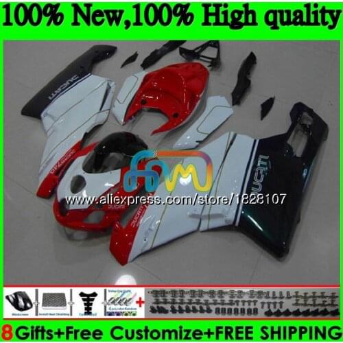 OEM Body For DUCATI 749R Green white 999R 749S 999S 749 999 05 06 Bodywork 79BS.30 749-999 CC 749 999 S R 2005 2006 Fairing kit