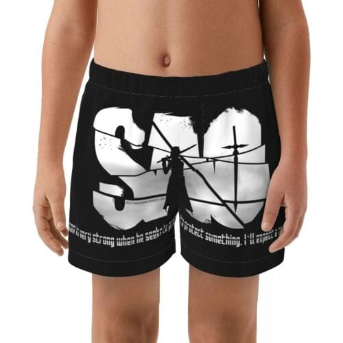 Sword Art Online Multi Prints boy Elastic Swimming Trunk Swimwear Beach Swim Sport Short Surfing Summer Swimsui Shorts Bath Suit
