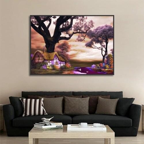Beautiful Landscape Country Life Poster Art Print Canvas Painting Picture Home Wall Art Aisle Painting Modern Decoration Custom