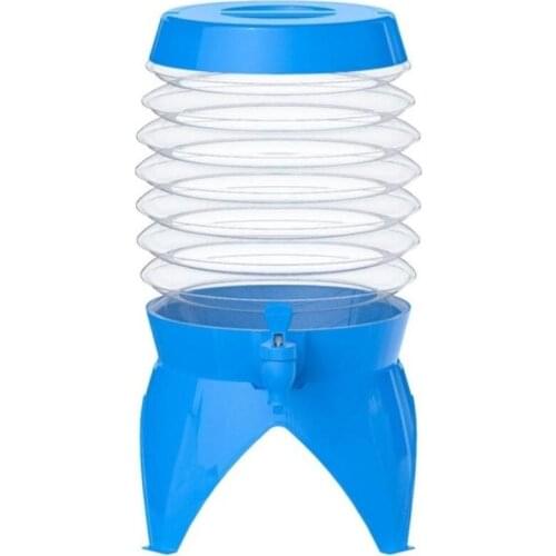 Multifunctional Folding Water Storage Bucket With Faucet Car Bucket Beverage Beer Bucket Outdoor Camping Folding