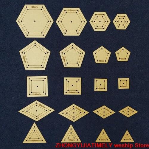 Embroidery kit patchwork Hand account sewing Drawing tools Quilting ruler Acrylic Sashiko design mould Template