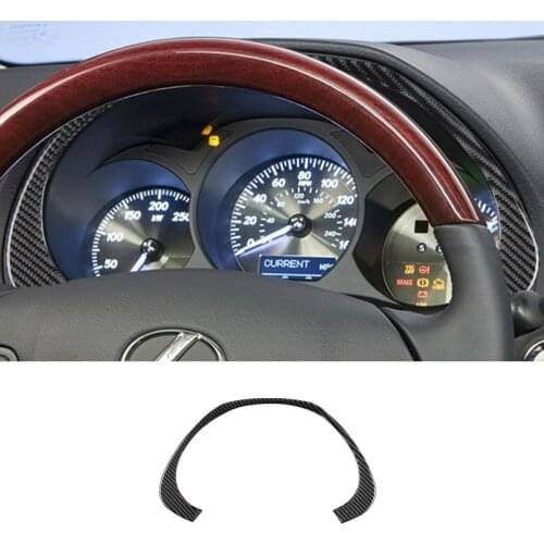 Carbon Fiber Decal Sticker Instrument decoration Panel Cover For lexus gs300 350 f sport Car Interior Accessories