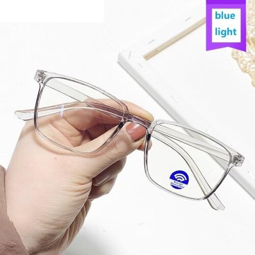 2021 Eye Protection Eyewear Blue Light Blocking Glasses For Man Optical Classes Woman SquareTransparent Computer Oculos LH2247