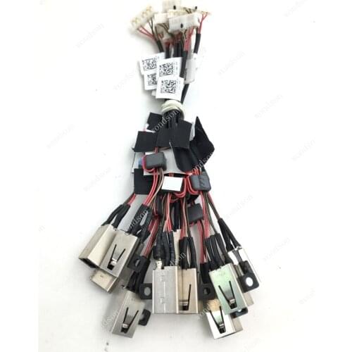 Original For Dell Inspiron 17 (5758 / 5759 / 5755) DC Power Input Jack with Cable -DC30100VX00 037KW6 37KW6 / 1 Year Warranty