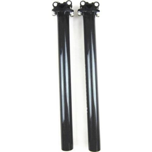 3K finish Carbon fibre seatpost mountain road bike bicycle seatpost seat post seat tube two bolts bike parts bicycle parts
