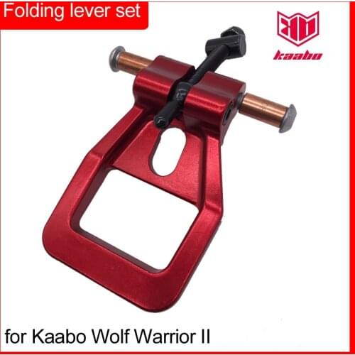 Folding Set Lever with Joint Bolt Fast Body Removal Screws Bushings for Kaabo Wolf Warrior II 11inch Electric Scooter