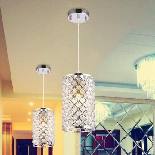 Modern luxury Crystal Pendant Lights romantic bedroom living room LED Crystal Pendant Light