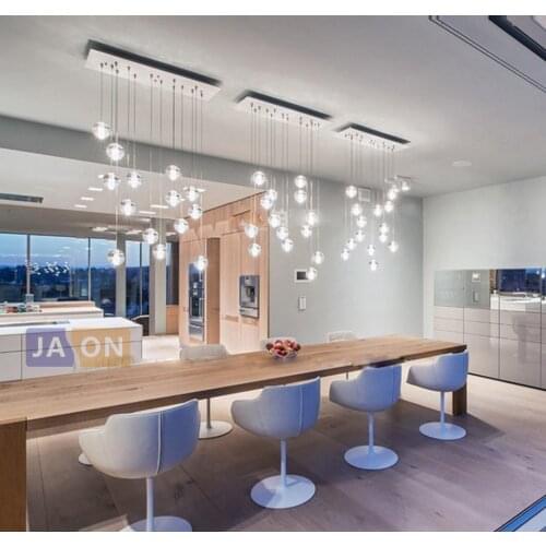 G4 led Postmodern Iron Acrylic Balls LED Lamp LED Light.Pendant Lights.Pendant Lamp.Pendant light For Dinning Room Staircase