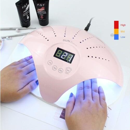 Led UV Lamp Nail UV Led Lamp Gel Lamp Manicure Foot Lamp Nail Dryer Two Hands UV Nail Lamp Nails Lamp Drying Nails UV Light Gel