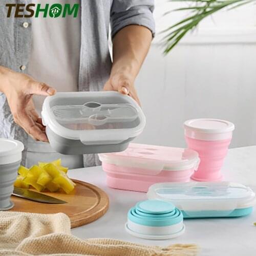 TESHOM Folding Lunch Boxes