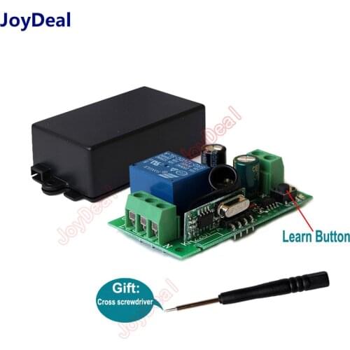 433Mhz Universal 1 Ch Wireless Relay Remote Control Switch AC 85V~ 250V 110V 220V Heterodyne Receiver Module Integrated Circuits
