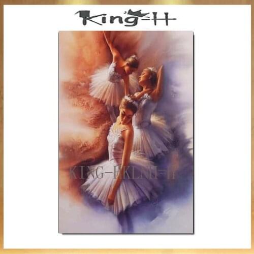 Handpainted figure High quality s Dancing Tango Wall Picture Canvas Art Nice Portrait Canvas Art Modern Art Free Shipping