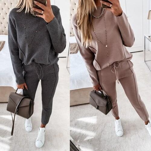 Two piece set women tracksuit jogging casual sweatsuits sets sportswear women 2021 fashion ensemble femme conjunto dos piezas