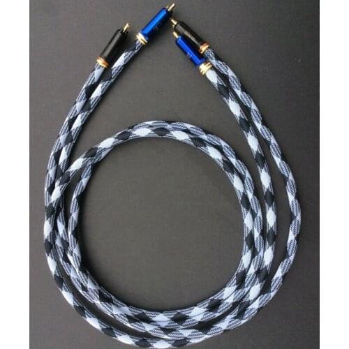 JIB HF-001A Interconnect Cable Audio RCA Cable with SC-WBT Connection Plugs