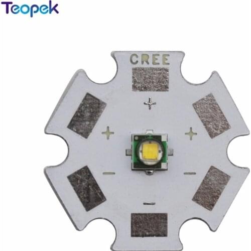 10pcs Cree XP-E R3 Q3 1-3W XPE LED Emitter Light White Green Warm white Red Blue Yellow 450nm 8/12/14/16/20mm pcb