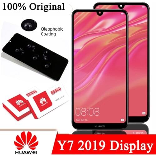 100% Original 6.26'' for Huawei Y7 2019/Y7 Pro 2019/Y7 Prime 2019 Display Touch Screen Digitizer Assembly Repair Part