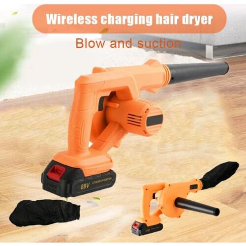 2in1 Leaf Blower 3.5Kpa Cordless Dust Blower with Charger Electric Blower for Yard Cleaning Snow Blowing Lightweight SAL