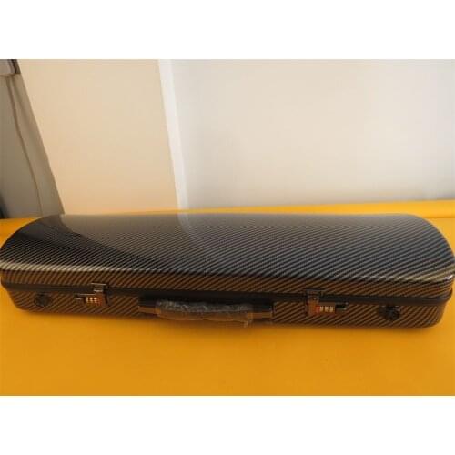 4/4 violin Case Carbon fiber Hard case Light Durable Password lock Strong