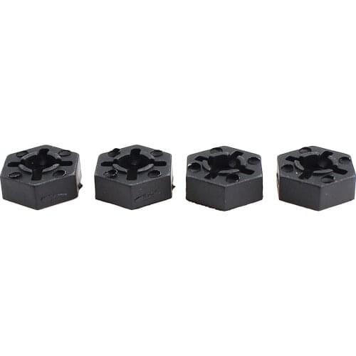 4Pieces RC Car Wheel Hexagonal Drive Hub Adapters or 1:14 Wltoys 144001 RC Car Model Spare Parts Accessories
