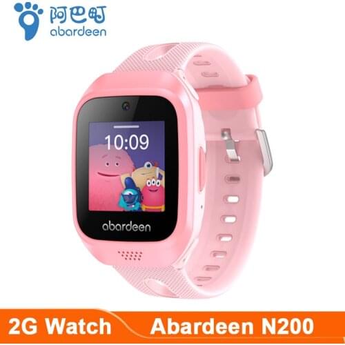Abardeen N200 Smart watch kids GPS tracker WiFi SOS IP67 Waterproof Camera baby watch for girl & boy children smartwatch 2G SIM