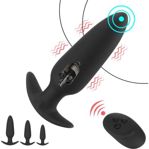 Sex Toys For Man Woman G-spot Stimulator Vibrating Butt Plugs Prostate Massage Dildo Vibrator Wireless Remote Control Anal Plug