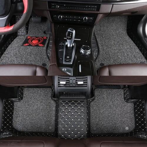Car floor mats For hyundai tucson 2019 kona veloster ix35 getz creta santa fe 2007 solaris ioniq i10 rugs carpet accessories