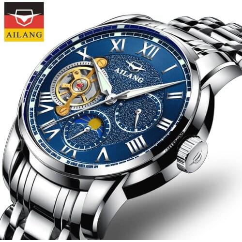 New Mens Sports Watch Luxury Brand Watches Tourbillon Automatic Mechanical Watch Mens Military Machine Skeleton Casual Watch