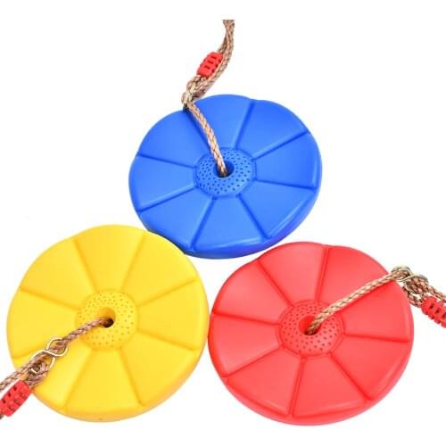 Kids Tree Swing Seat Swing Disc Swing Outdoor Indoor Swing Plastic Disc Climbing Swing For Children Swings Swing Set Accessories