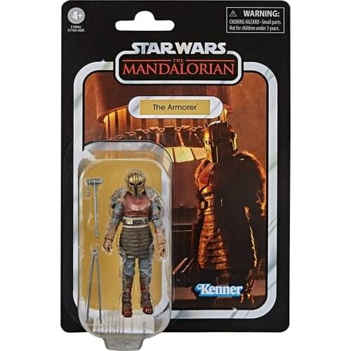 3.75-Inch Star Wars The Vintage Collection Mandalorian The Armorer Toy The Mandalorian Action Figure Toys for Kids
