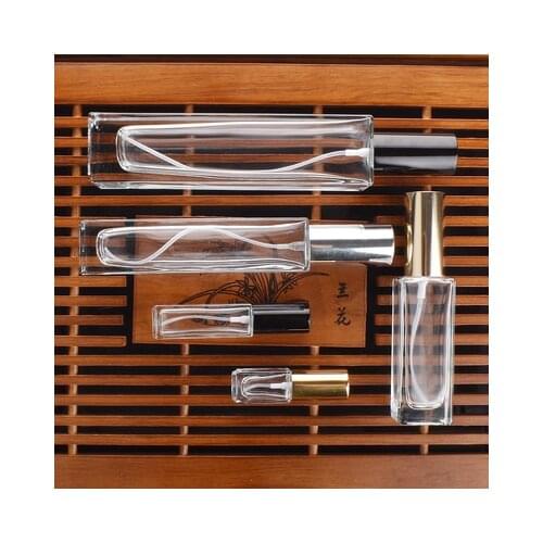 5ml 10ml 20ml 30ml 50ml Glass Essential Oil Spray Bottles Mist Sprayer Container Travel Refillable Bottle Transparent Brown