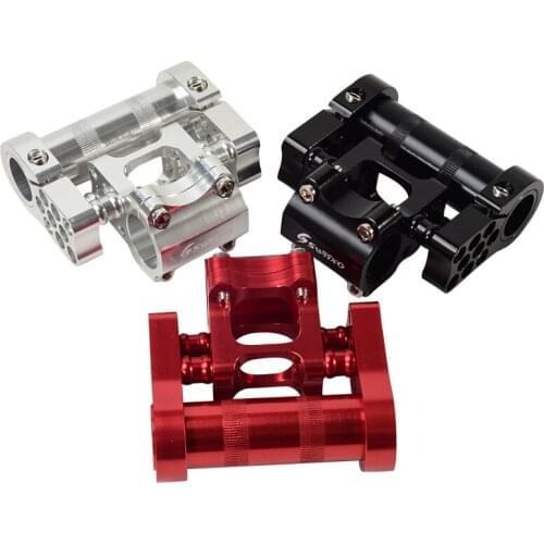 G104 Bicycle Stem Folding bike adjustable double stem 25.4 modified CNC aluminum alloy stem 53-71mm handlebar Stem extender