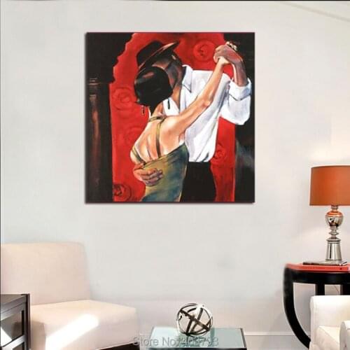 HD The Dancing Lovers Classical Modern Oil Paintings Printed On Canvas For Home Decor And Wall Decor