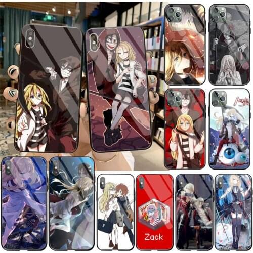 Anime Angel of death ray Custom Photo Soft Phone Case Tempered Glass For iPhone 11 Pro XR XS MAX 8 X 7 6S 6 Plus SE 2020 case
