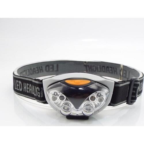 6 LED Mini Headlamp Headlight lampe frontale Bike Lantern 3 Modes Light torch Hiking Lamp Head Flashlight AAA For riding camping