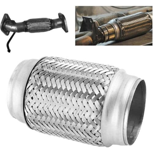 Multiple specifications Exhaust Flex Tube Bellows Joint Flexible Pipe Stainless Steel Braided Hose 3x6in 3.5x4in 3x4in