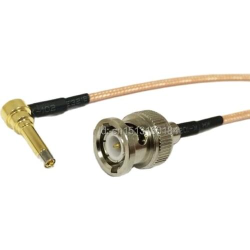 New BNC Male Plug To MS156 Right Angle Connector RG316 Coaxial Cable 15CM 6inch Modem Extension Cable Adapter