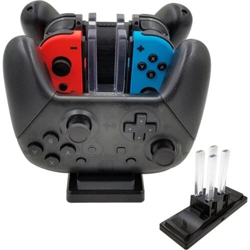 Stand Base For Nintendo Switch Controller Console Support Dock Accessories Game Holder Gamepad Kit Cradle Remote Control Command
