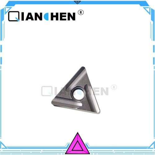 QianChen,10pcs/lot TNMG160408R-S TC002,Generally used in ceramics,Turning Insert,Wear resistant CNC blade,Slotting knife