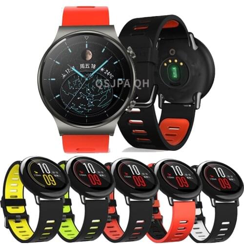 For huawei watch gt 2 Pro strap for samsung gear S3 frontier galaxy watch 3 46mm 22mm watch band correa huawei watch gt 2/2e
